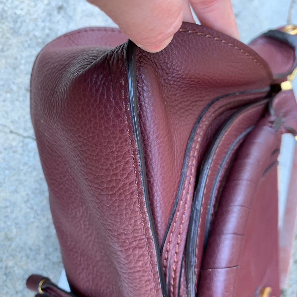 Chloe Marcie Medium Double Carry Satchel Bag in Grained Leather - Picture 7 of 13